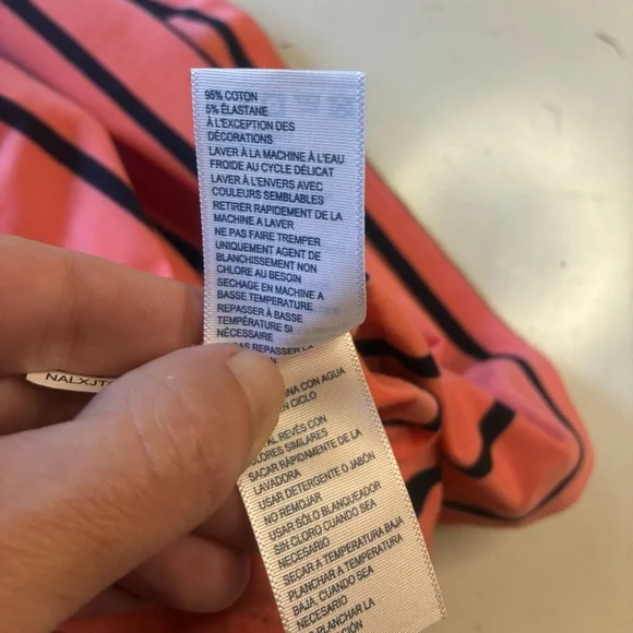 Nautica Women's Breton Sleeveless V-Neck Stretch Cotton Polo Dress, Size Medium - Picture 14 of 16